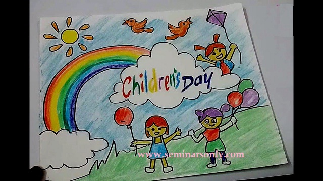 Children's Day Drawing